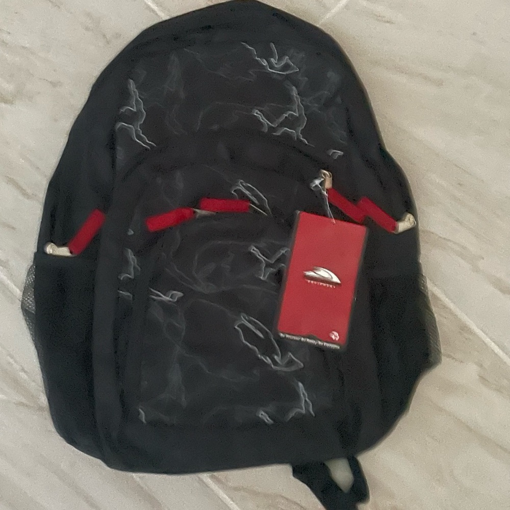 Black and Red Backpack